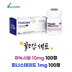 피나로이드 100정 + 미녹시딜 10mg100정 1상자