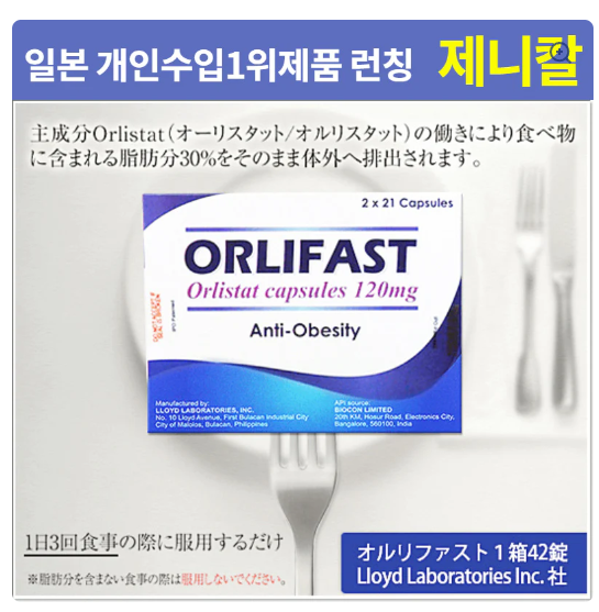 오르리파스트(제니칼)120mg 42정