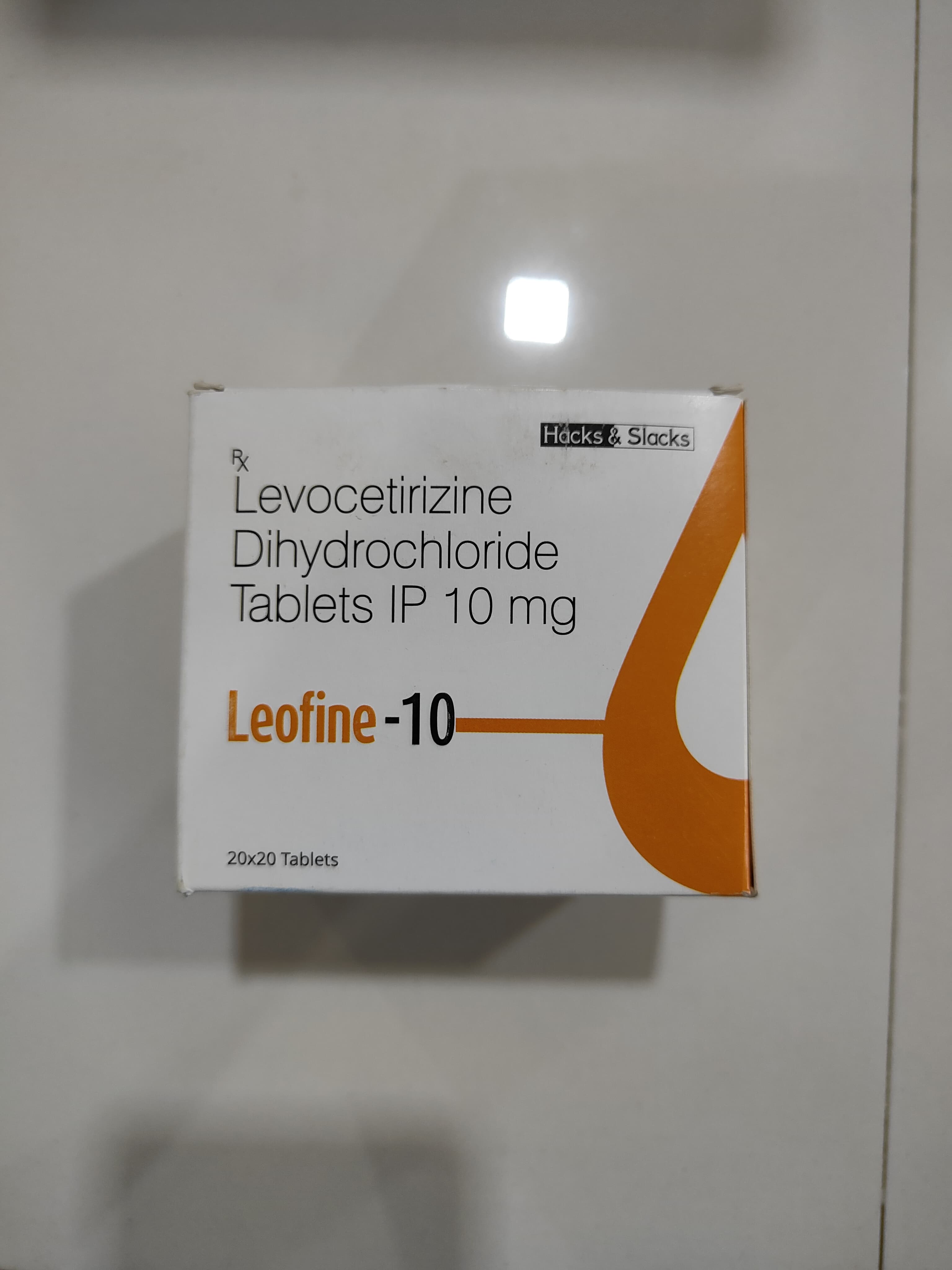 항히스테민제  레보세티리진 Leofine - 5mg 100정 , Leofine - 10mg 200정