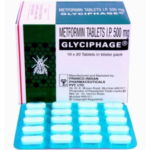 메트포르민 속방정 Glyciphage 500mg  200정