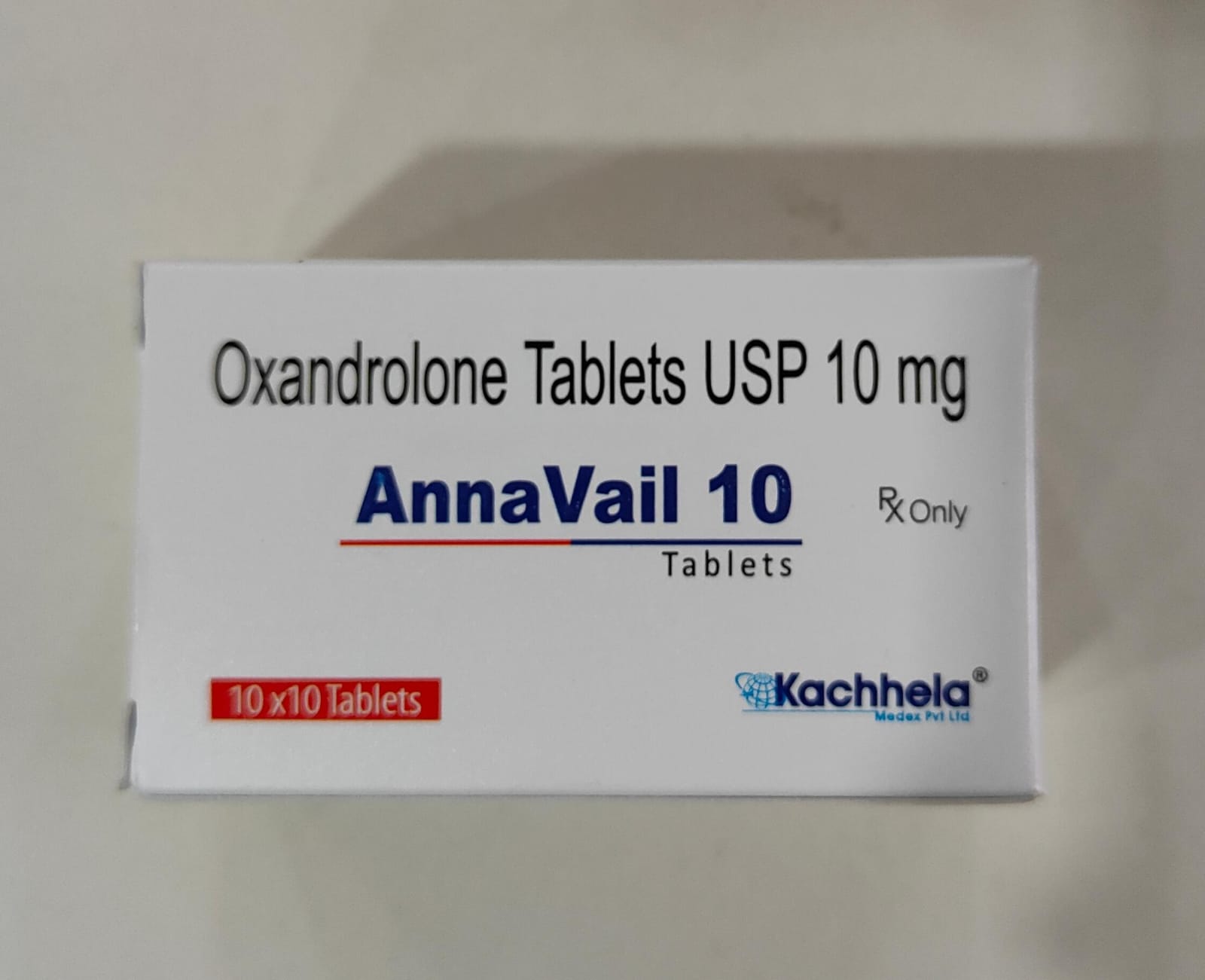 [옥산드롤론(Oxandrolone) 10mg ]  ANAVABIX 10mg 100정