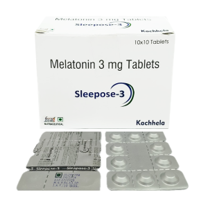 수면유도제 멜라토닌 Sleepose 3mg 100정 2통