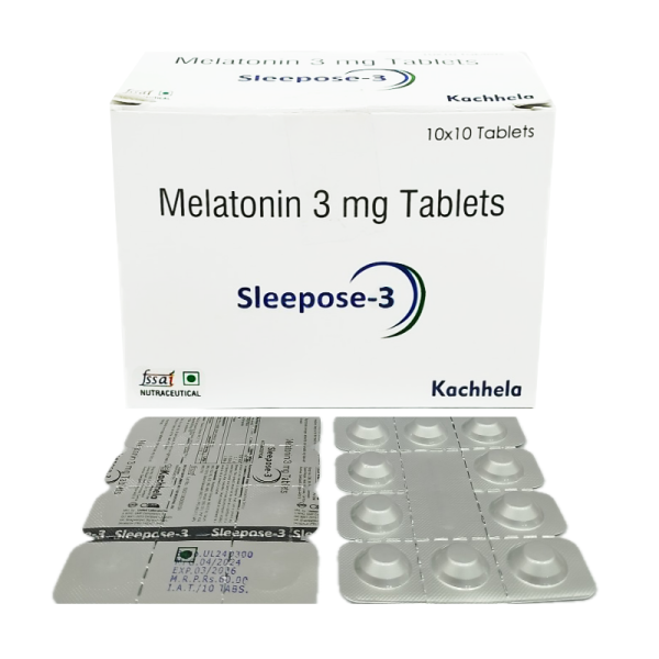 수면유도제 멜라토닌 Sleepose 3mg 100정 2통