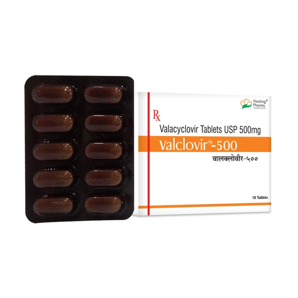 발라시클로버 Valacyclovir 500mg 10정 5통   50정  짧은 유통기한 2026년 11년