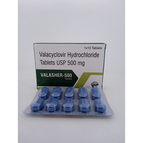 대상포진 헤르페스 치료제  VALASHER-500    100정