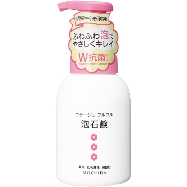 콜라주 풀풀 폼 비누 핑크 300ml 데리케이트 존 케어 약용 항균 비누