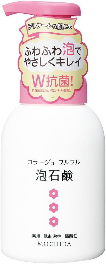 콜라주 풀풀 폼 비누 핑크 300ml 데리케이트 존 케어 약용 항균 비누 【3개 세트】
