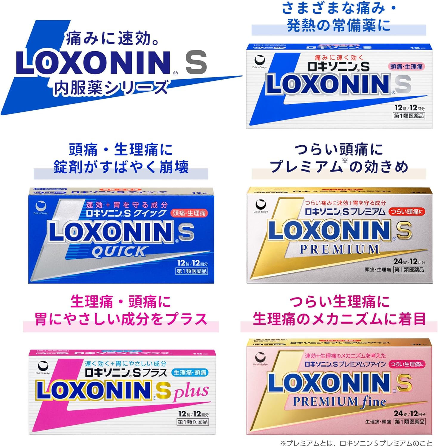 로키소닌 S 프리미엄 12정 【3개 세트】