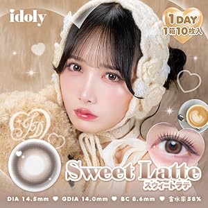 컬러렌즈 idoly 아이돌리 10개입 【4개 세트】
