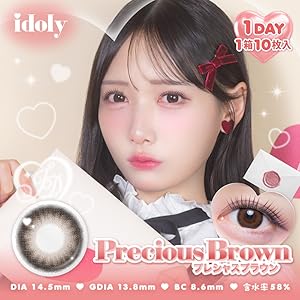 컬러렌즈 idoly 아이돌리 10개입 【8개 세트】