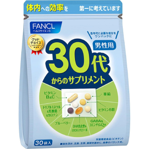 판클 30대 남성용 종합 비타민/영양제 15~30일분 / 30포