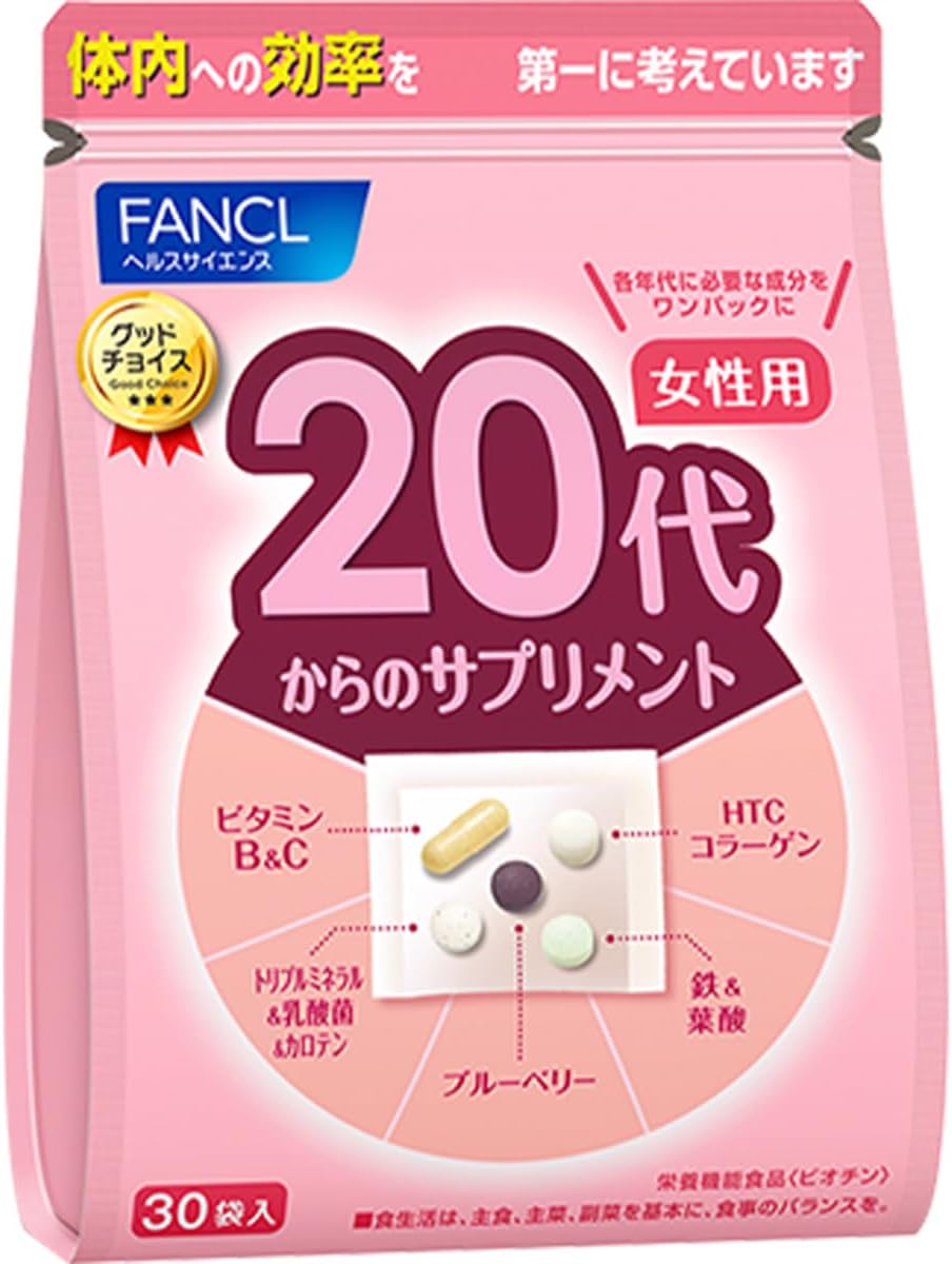 판클 20대 여성용 종합 비타민/영양제 15~30일분 / 30포