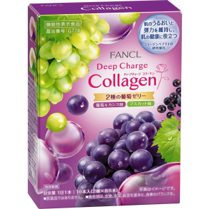 판클 딥 차지 콜라겐 스틱 제리 포도&카시스맛·마스카트맛 20g 10개입
