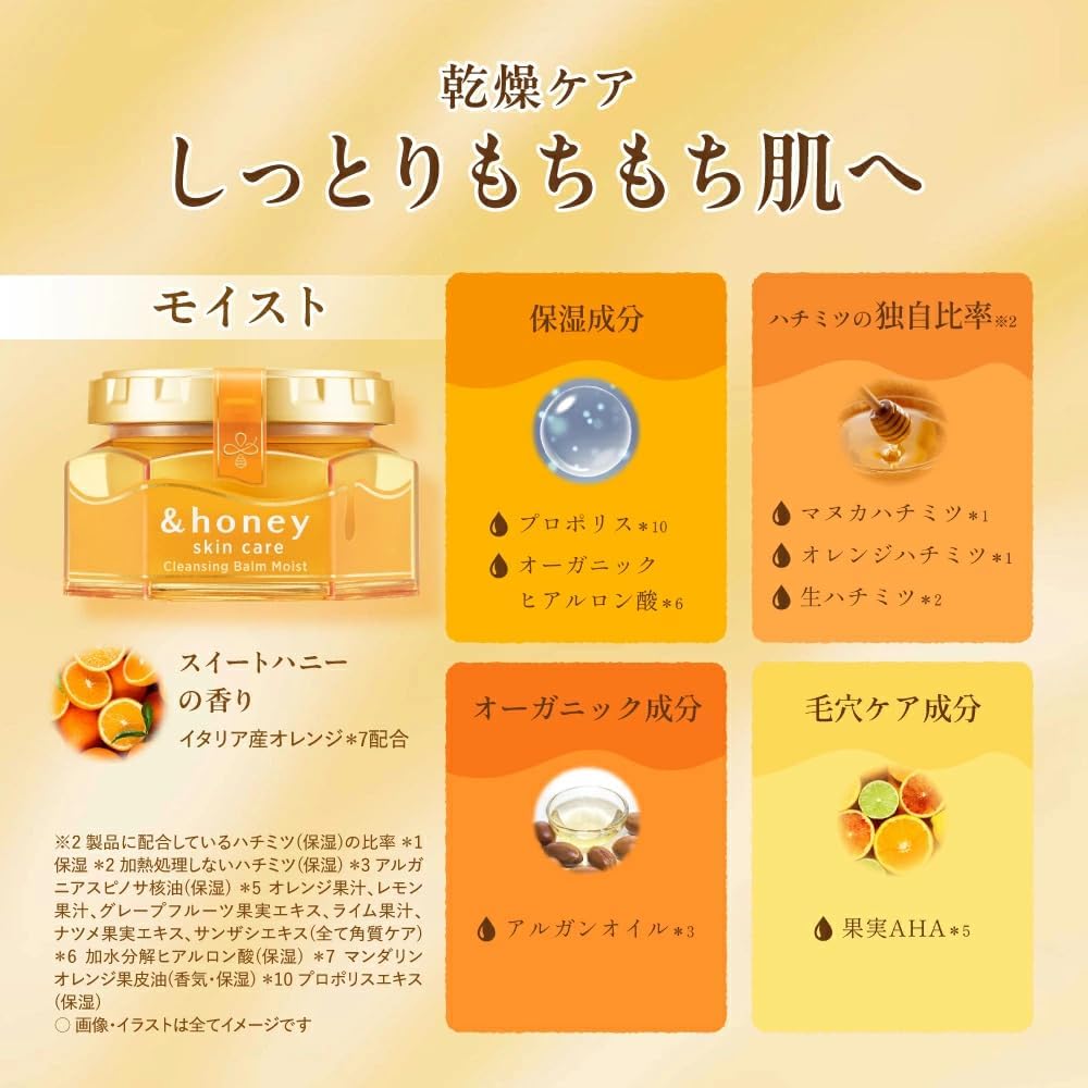 앤허니(&honey) 클렌징 밤 모이스트 90g