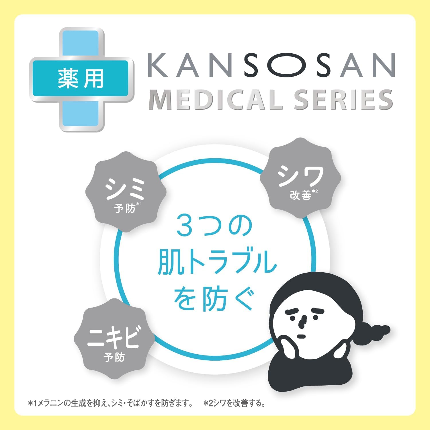 칸소산 약용 링클 케어 크림 【2개 세트】