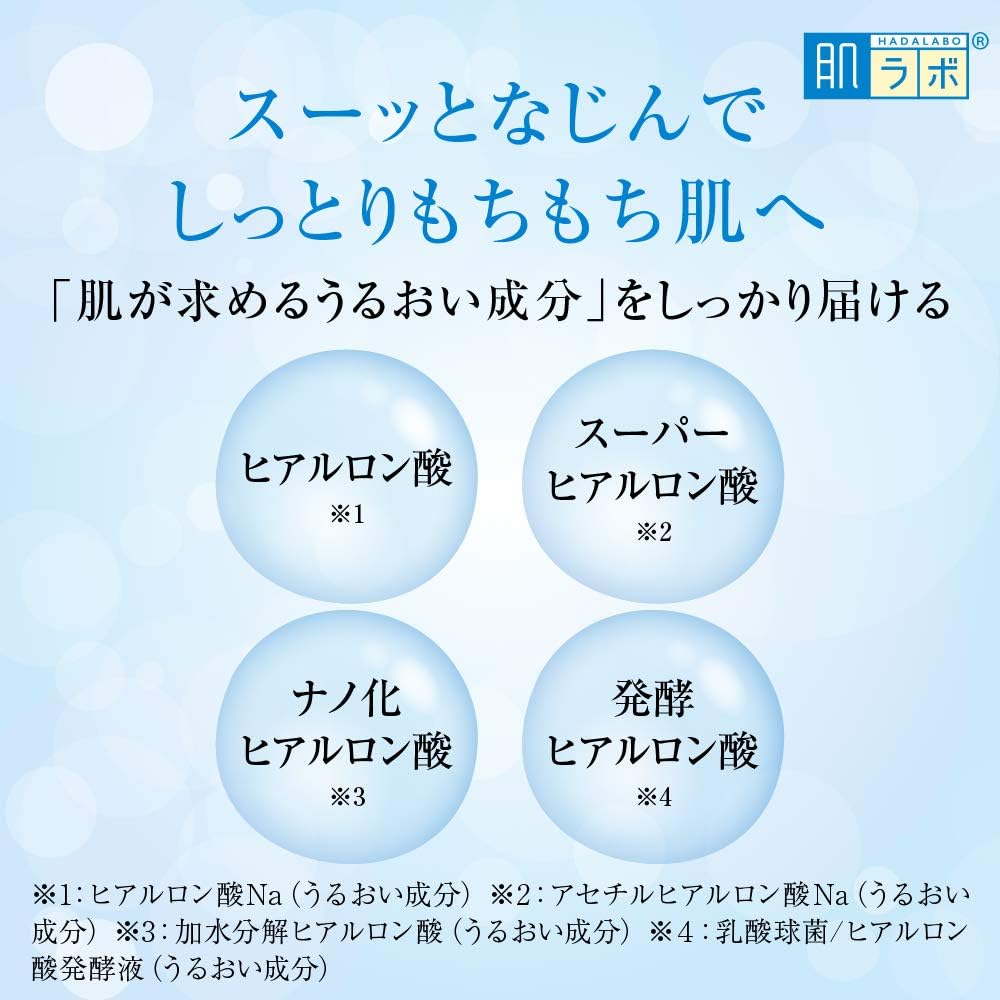 하다라보 고쿠쥰 히알루론 액 라이트 타입 화장수 본품 + 리필 세트